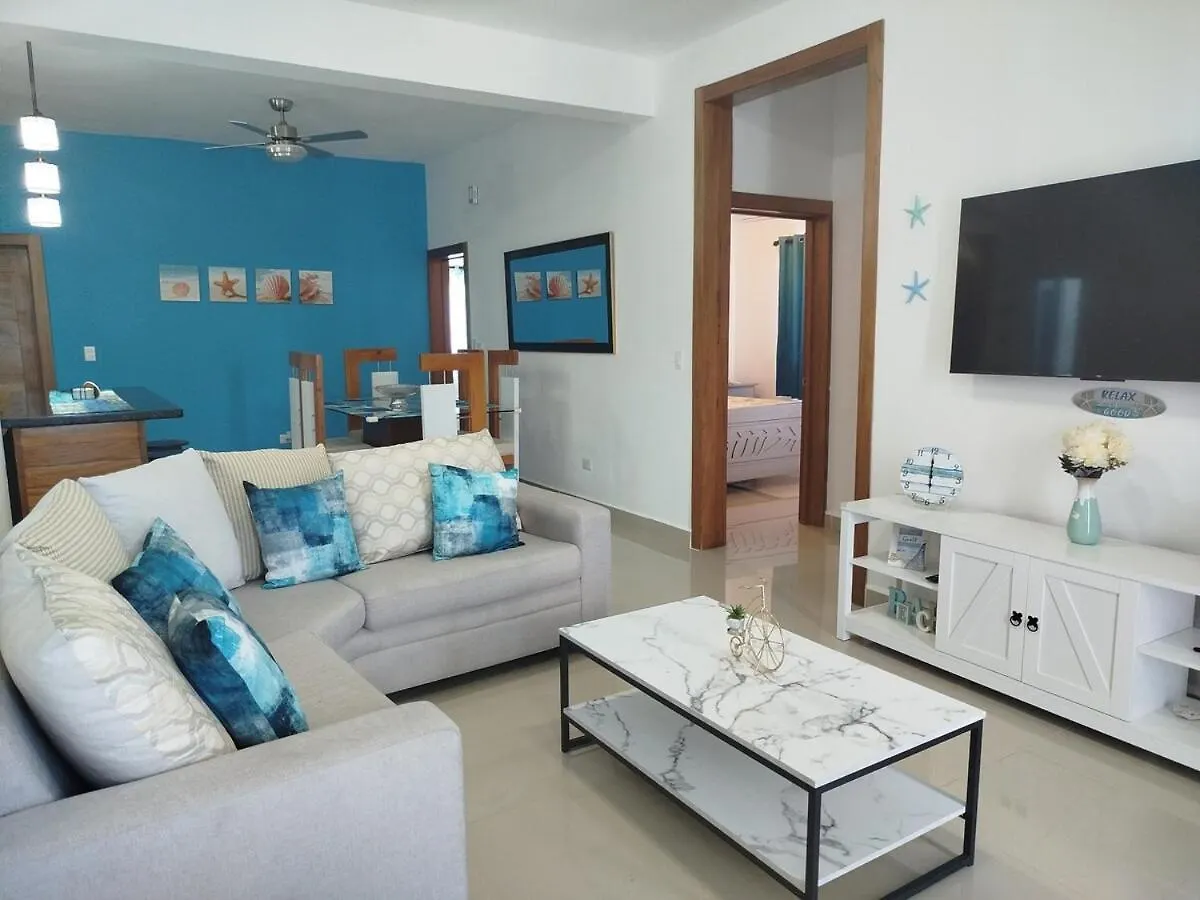 Confortable Y Amplio Apartamento Para 6 Personas Río San Juan